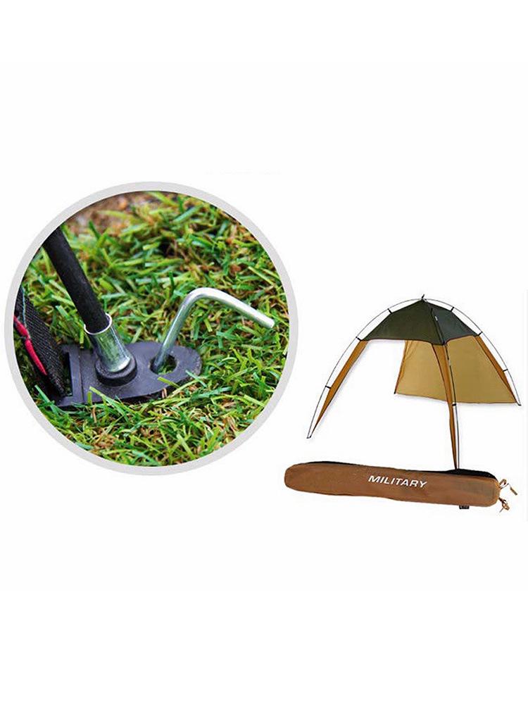 Outdoor Lightweight Canopy Tent: Windbreak Wall, Large Sunshade Awning for Camping, Picnic, Beach Gazebo.