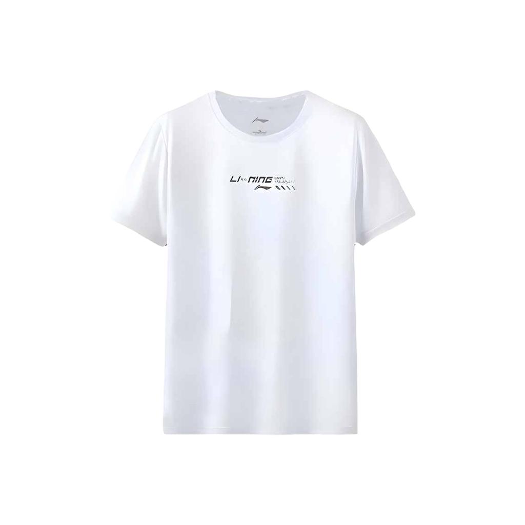 Li Ning Badminton Series Summer Quick-Dry Sports Casual Short Sleeve Shorts Set Men Sets YATV117-1