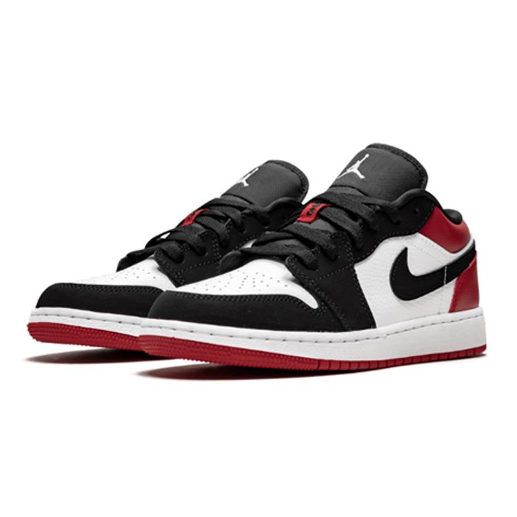 Air Jordan 1 Low Black Toe GS 553560-116