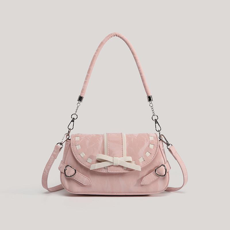 Niche Design Baguette Bag Commuter Motorcycle Bag Fashionable Single-shoulder Crossbody Bag