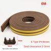 D/E/I/P Type Door Seal Strip Foam Seal Stopper New Weatherstrip  Window