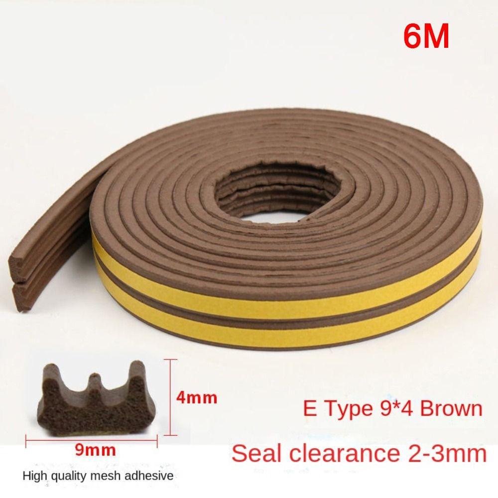 D/E/I/P Type Door Seal Strip Foam Seal Stopper New Weatherstrip  Window