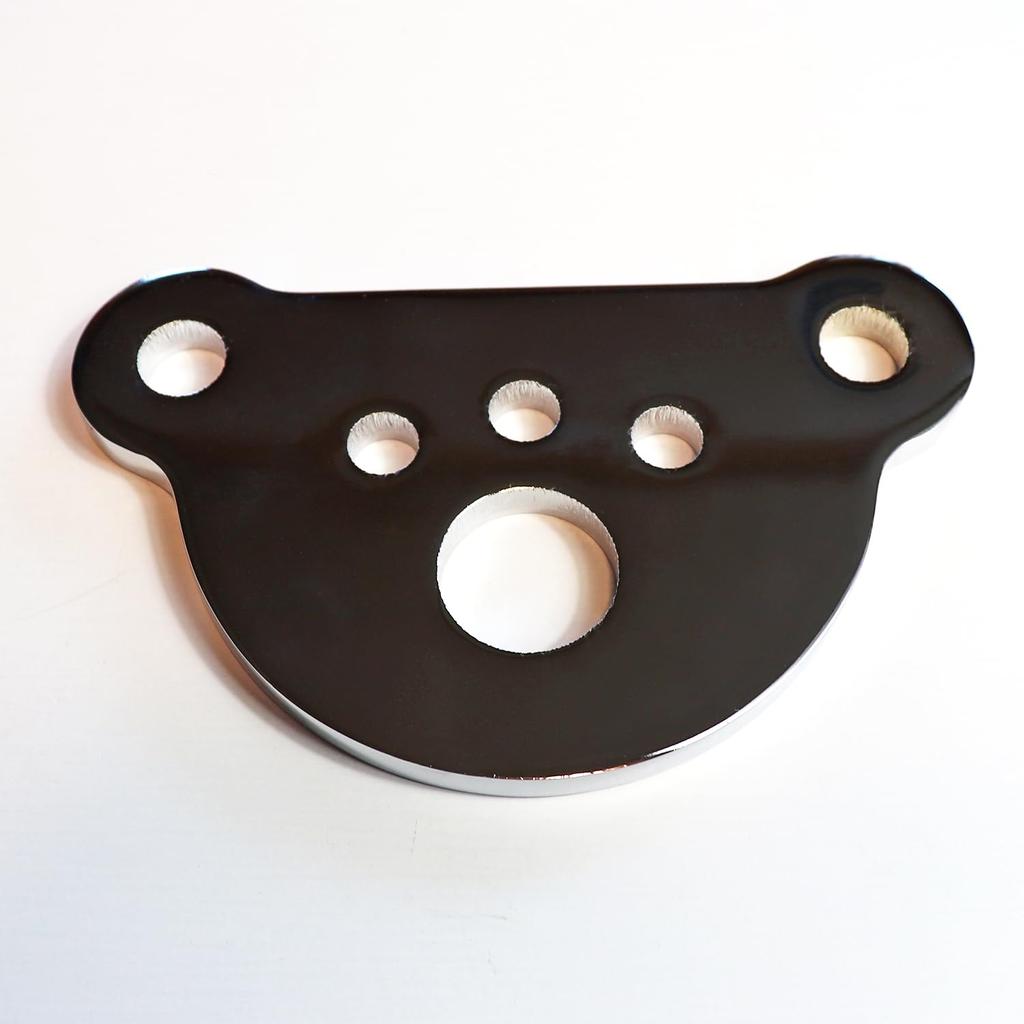 Super Cub Bar Handle 100mm Wide 8mm Thick Stainless Steel Custom Fit for Honda Cub/Little Setter, Handlebars, Plate, (b004) [Dream-Japan]