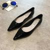 Summer Candy Color Ladies Patent Leather Slip-on Pointy Toe Light Shoes for Women Outdoor Flats 2024 Casual Shoes Loafers