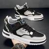 Men Casual Sports Board Shoes  British Style Leather Work Attire Outdoor Walking Fashion Boots Lightweight Breathable 2024