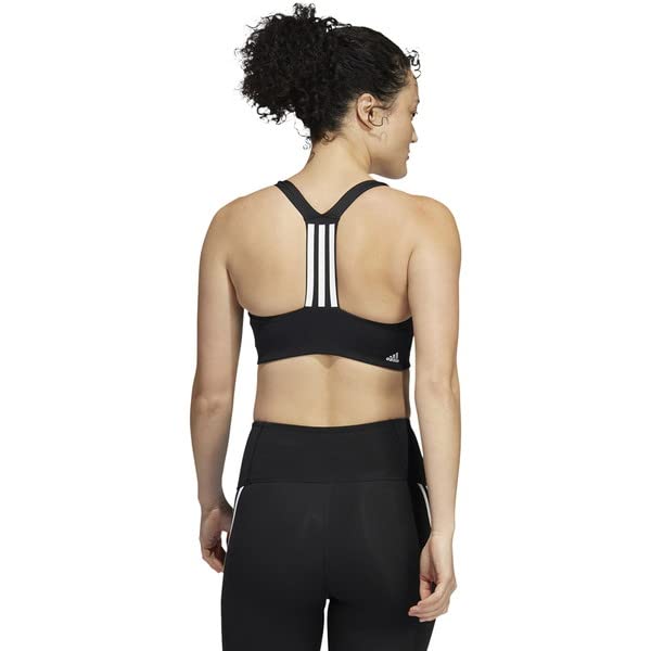 Adidas Sports Bra Powerimpact Training Medium Support Bra VW600 JLB Women's Black/White (HE9063)