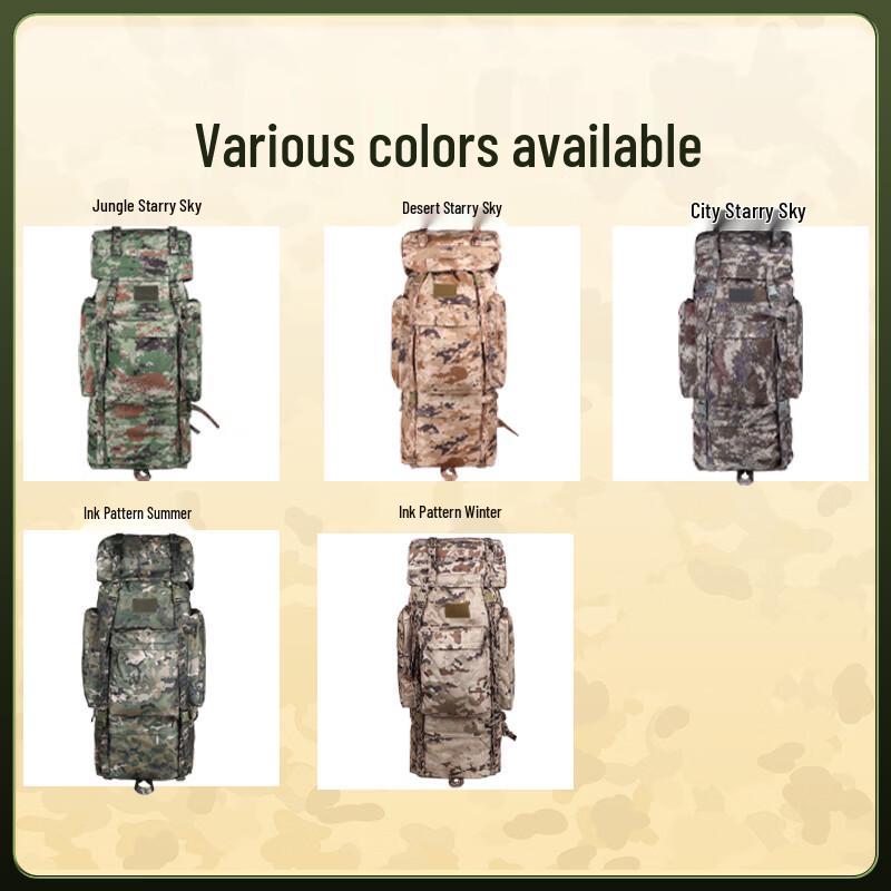 Xunye 110L Camouflage Tactical Mountaineering Backpack