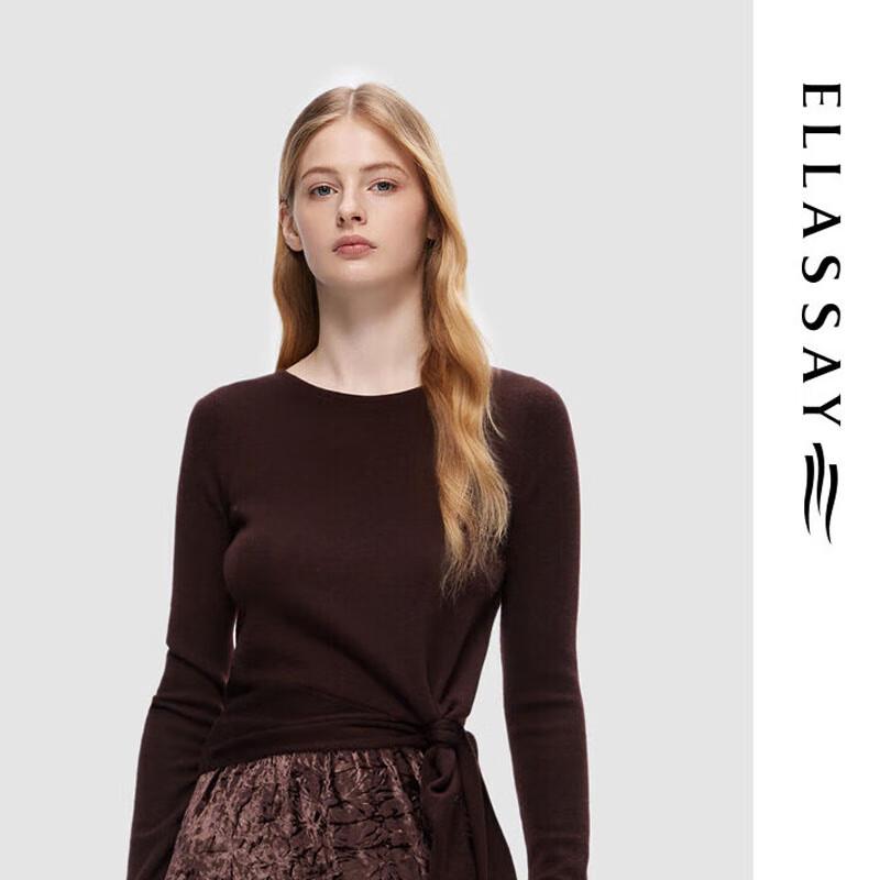 

ELLASSAY Женский вязаный свитер с французским запахом спереди L