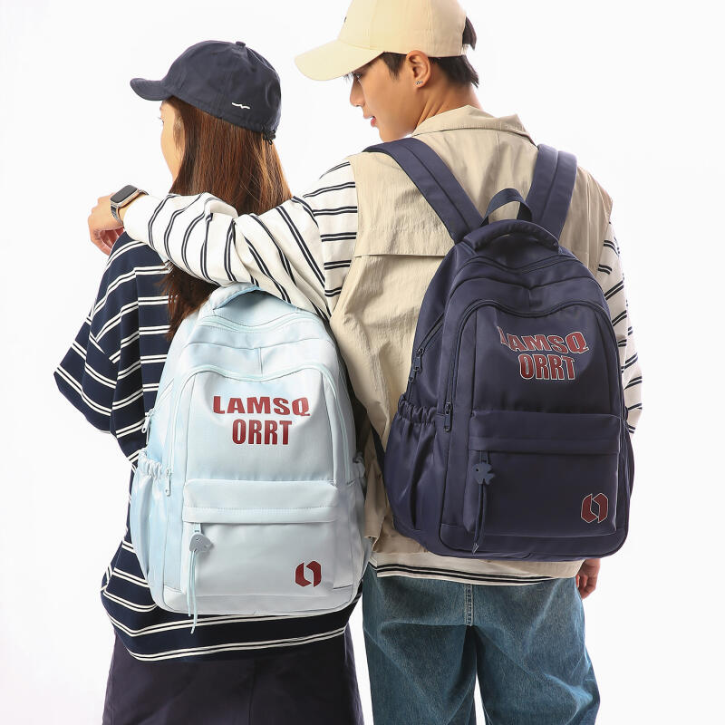 Large Capacity Men's Backpack Junior High School Student Schoolbag Women's Travel Backpack