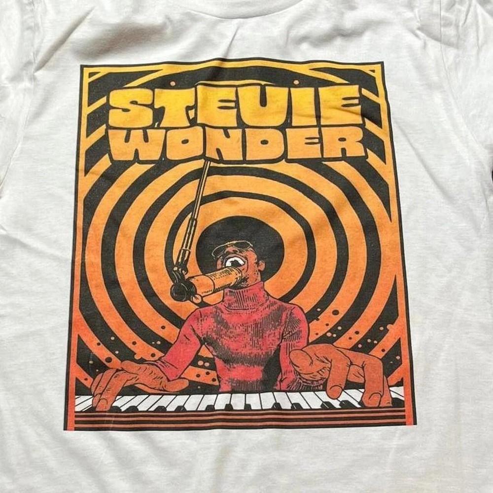 Stevie Wonder Cotton Shirt Unisex Concert S to 5XL DM928 Unisex T-Shirt S