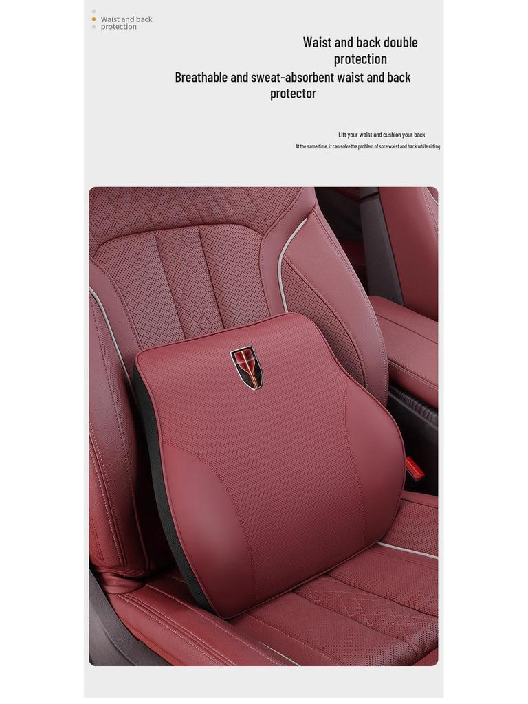 Kompatibel mit Kopfstützen-, Nacken- und Lendenwirbelstützkissen für das Fahrzeuginnere von Hongqi HS5/H5/HS7/H7/H9.