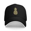 Golden PINEAPPLE Hiking Baseball Caps For Womens Unisex Female Beach Coquette Hat Hip Hop Trucker Cap