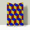 Toy R-Rubik's Cube Throw Lightweight 240g Flannel Blanket Soft Skin-friendly for Summer Cooling