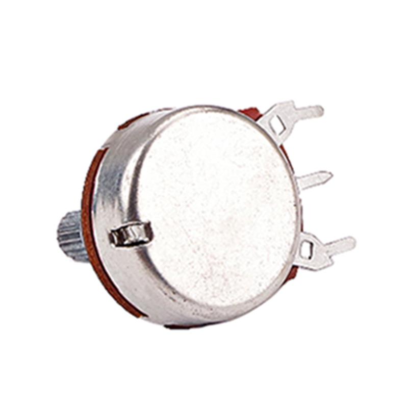 10Pcs Electric Guitar Pots B250K Linear Taper Potentiometer Mini Metric Sized Control Pots Split Knurled Long 18mm Shaft