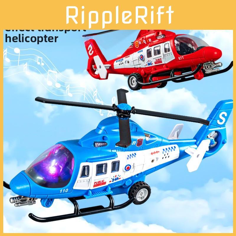 Childrens Rescue Helicopter Toy With Lights And Sound For Kids Play And Education