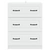 Drawer Cabinet White 66 x 34.5 x 87 cm Engineered Wood
