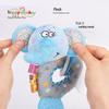 Happy Monkey Newborn Plush Teether & Hand Rattle Toy
