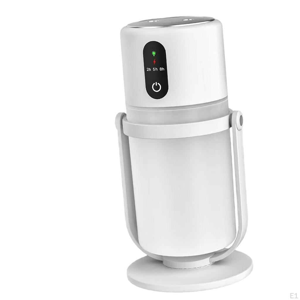 Cold Mist Humidifier Timer Function Mini Air 360° Rotating Stand for Hotel Bedroom Study