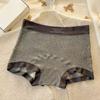 Large Size Women Spring and Autumn Antibacterial Extended Crotch Full Hip High Shot High Waist Flat Angle Briefs