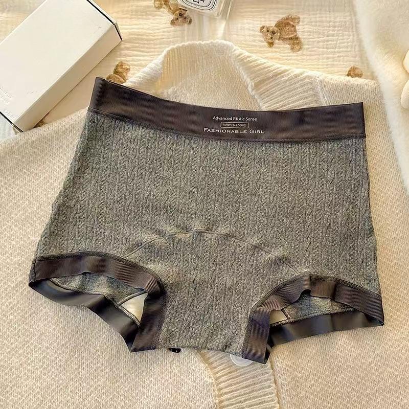Large Size Women Spring and Autumn Antibacterial Extended Crotch Full Hip High Shot High Waist Flat Angle Briefs