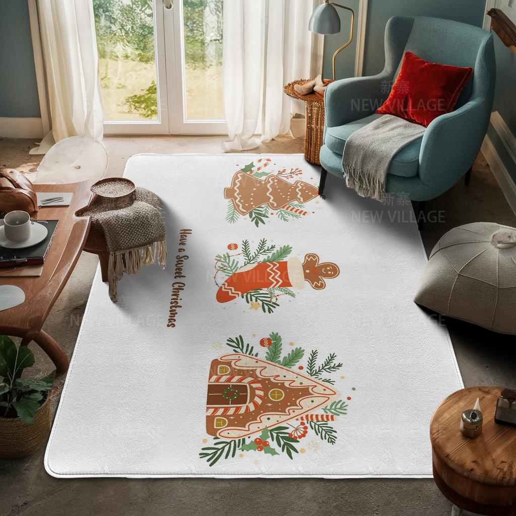 Koberec ke vchodu do domu Rohožka ke dveřím do domu Obývací pokoj Vana Koupelna Protiskluzové koberce s absorpcí vody vana Veselé Vánoce zima
