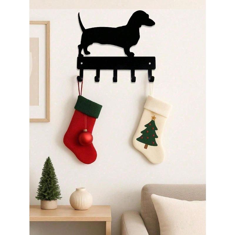 Dog Paw Wall Hooks Rustic Wood Entryway Organizer Pet Themed Home Decor Gift