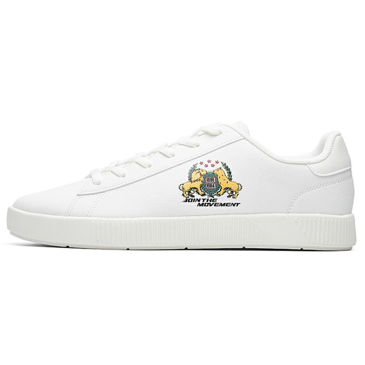 

Anta Fashion Low-Top Skate Shoes Men sneaker Ivory-White 112038067-1 44.5