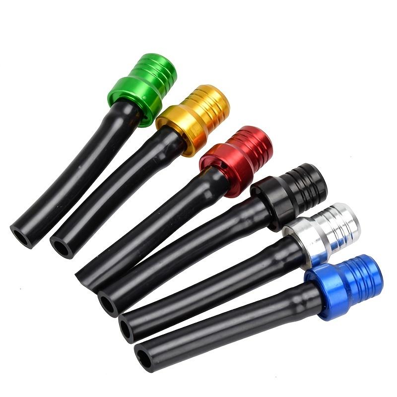 Motorcycle Gas Fuel Cap Single Way Valve Vent Breather Hose Tube Kit for Motocross ATV Quad Dirt Pit Bike Scooter Offroad