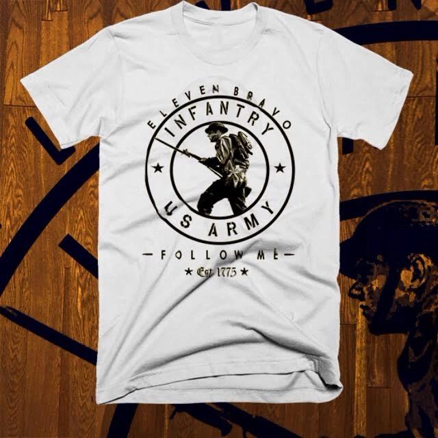 Army infantry T-shirt 11b grunt military combat veteran warrior follow me new 3XL