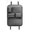 1pcs Car Seat Back Storage Bag Multifunction Backseat Organizer Storage Pocket Wear-Resistant Seat Anti Kick Guard