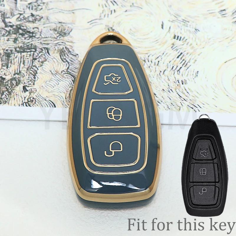 

НОВЫЙ ТПУ Чехол для автомобильного пульта, умного ключа, крышка, оболочка, брелок для Ford Focus 3 4 ST Mondeo MK3 MK4 Fiesta Fusion Kuga 2013 2014 2015 2017