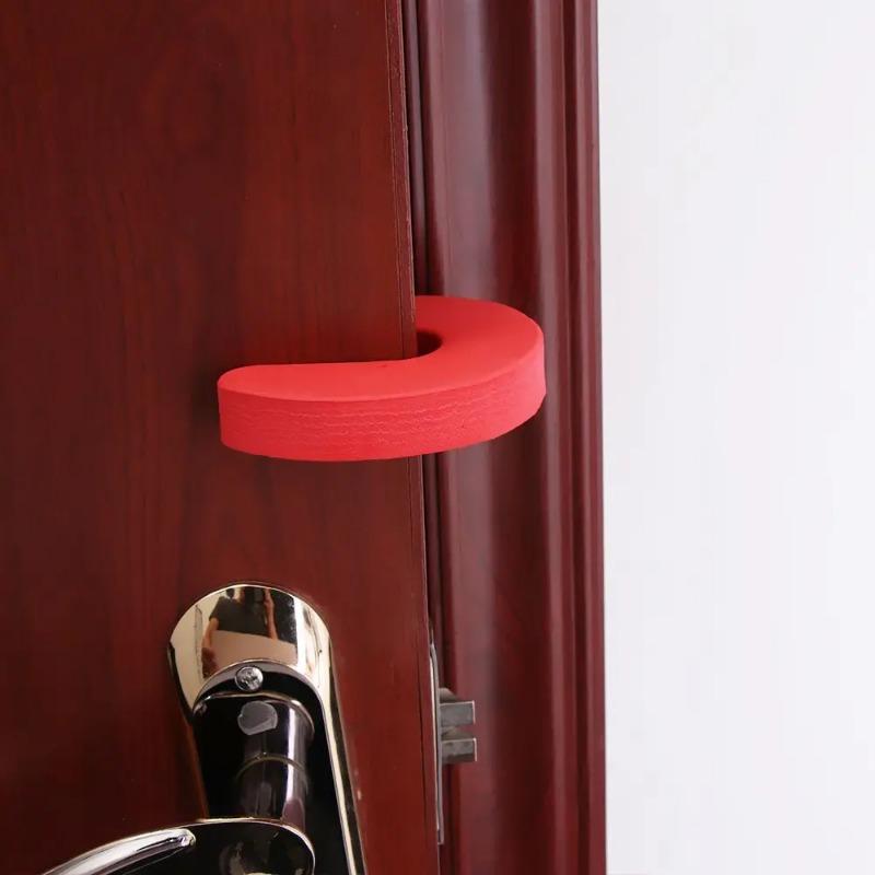 1PC Pure Color Soft Foam Door Stopper Kids Safety Guard Finger Protector Baby Safety Door Clip Home Bedroom Security Door Clip