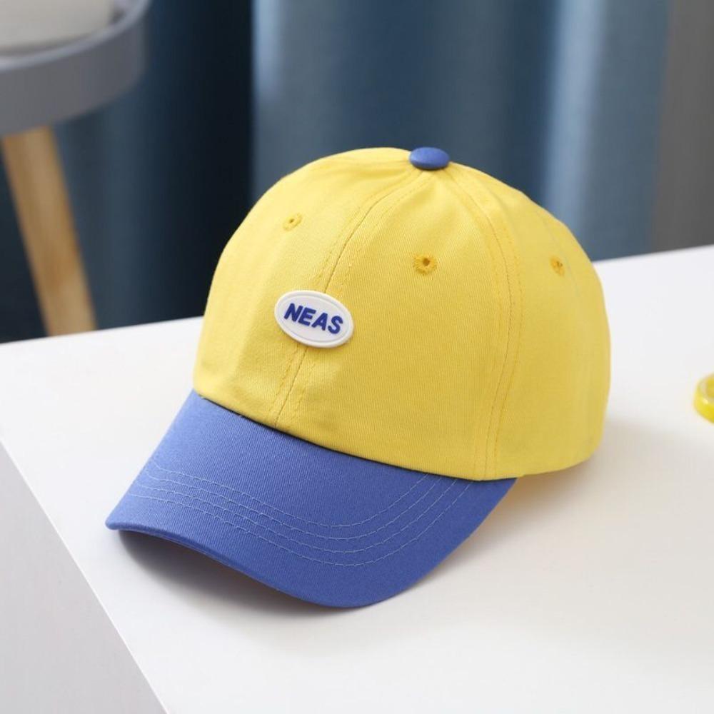 

Sunscreen Kids Baseball Cap Cotton Children Peaked Cap Fashion Sun Protection Hat Boys жёлтый
