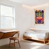 Whimsical Rainbow Tree Heart Roots Metal Tin Sign, Colorful Nature Symbol Art Decor for Home Wall, Bar, Cafe - 8x12 Inch Vintage