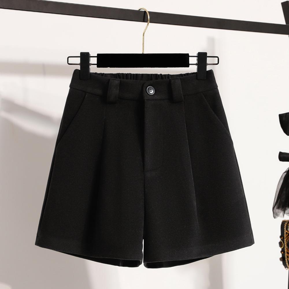 DIMANAF Plus Size New Women Shorts Pants Loose Casual Elastic Waist Fashion Lady Thick Winter 2025