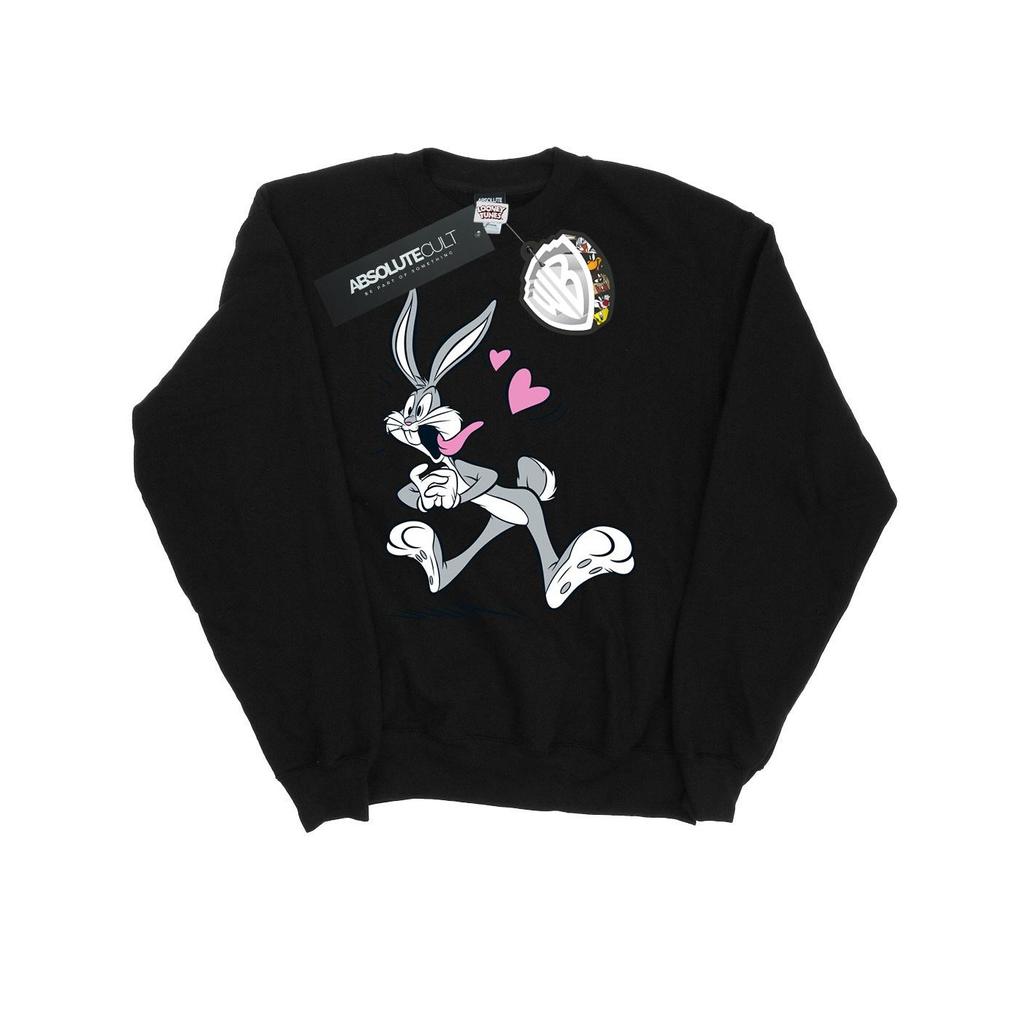 Looney Tunes Mens Bugs Bunny In Love Sweatshirt
