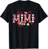 Mimi Sunglasses Usa Flag Fireworks Patriotic 4Th Of July Unisex T-shirt