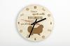 Pekingese, Pekinese, Peke - clock with dog, wooden clock with engraving, personalised clock by Art-Dog