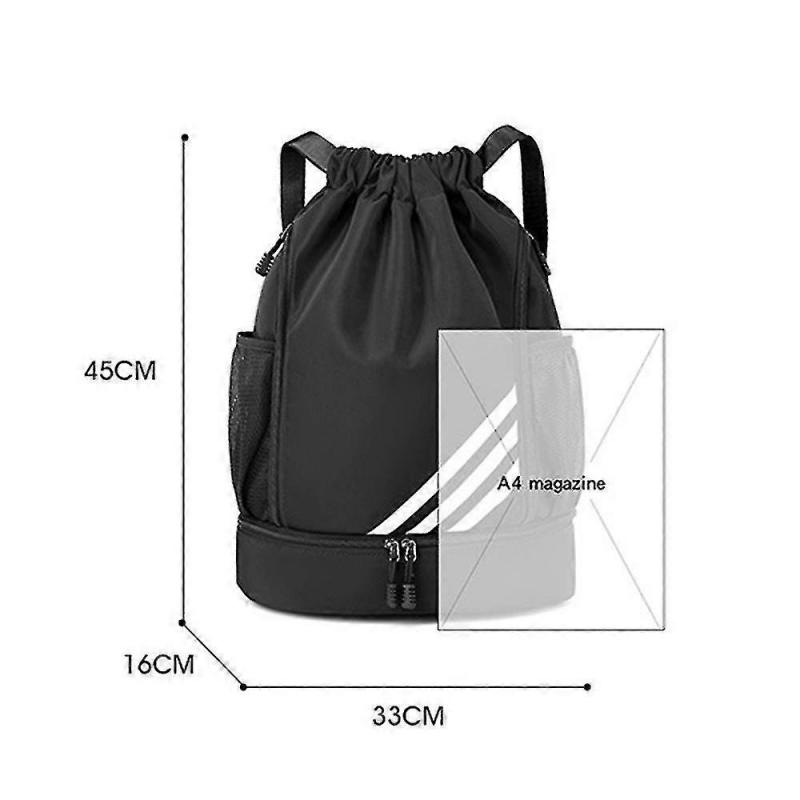 Drawstring Backpacks Lightweight Sports Backpack Large Capacity Travel Bag Waterproof Gym Rucksack