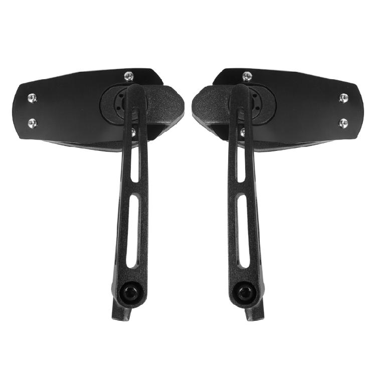 Modern Motorcycle Accessory Mirror Shatter Resistant Glass ABS Housing Easy Angle Adjustment Suitable for Scooters Bikes