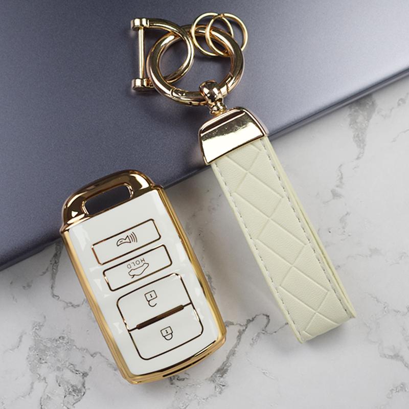 Shell Fob Keychain For Kia Cadenza K9 K7 K-04 Sorento K900 And New K7 Key 2013 Year To Year 4Buttons Tpu Car Key Case Cover