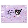 Sanrio Kuromi Picnic Blanket, PP, Single Size, with Storage Bag and Name Space, Perfect for Picnics and Field Trips (604275)