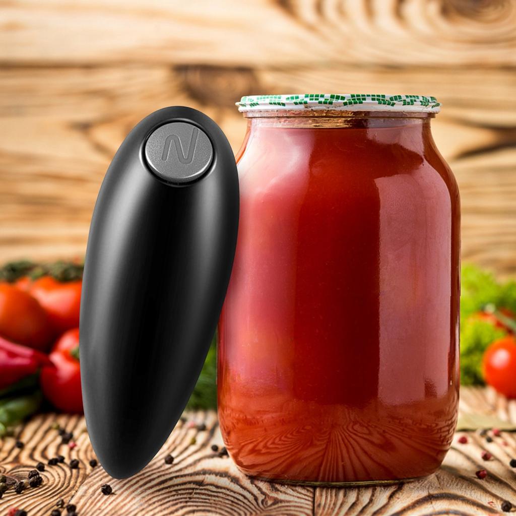 Electric Can Opener One-button Smooth Edge Automatic Electric Can Opener, Food Safe And Battery-operated Handheld Can Opener