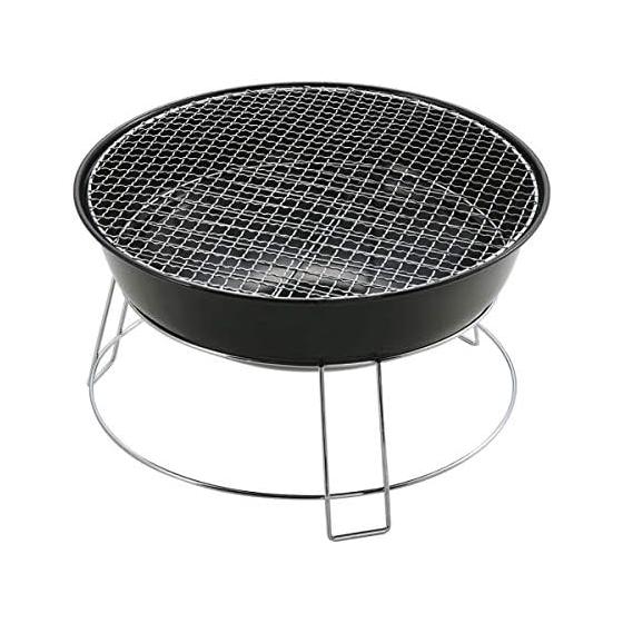 Captain Stag Barbecue BBQ Stove Grill Bonfire Stand Union Round Shape [For 1 to 2 People] M-6497