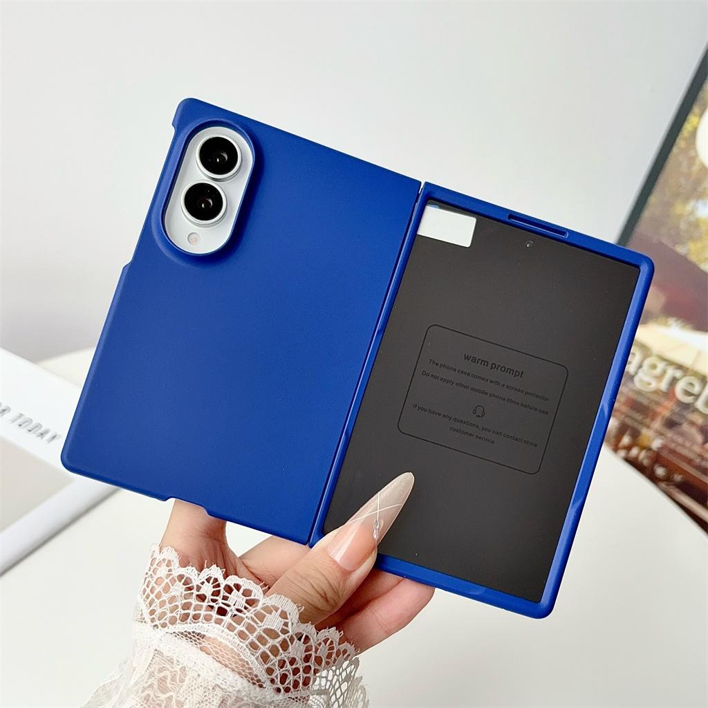 Candy Color Hard PC Phone Case with Front Screen Film for Samsung Galaxy Z Fold 8 Ultra 7 6 5 Fold8 Fold7 Fold6 Fold5 5G Cover