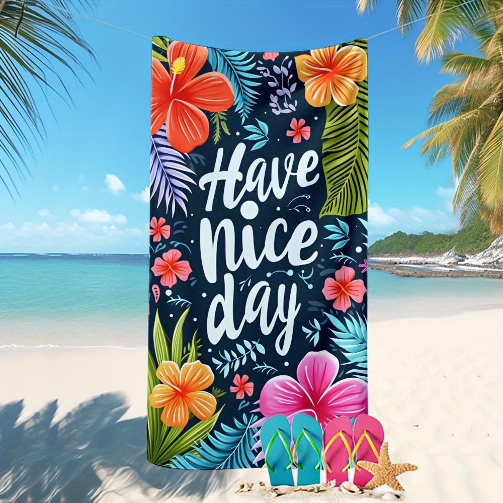 Beach Towels with Great Prints , Soft Towels Suitable for Travel, Swimming Pools, Vacations and Beach Days.