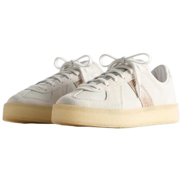 Ronnie Fieg x Clarks x adidas 8th Street BW Army Kithmas Unisex Sneakers Cream Crystal-White Brown JR5306