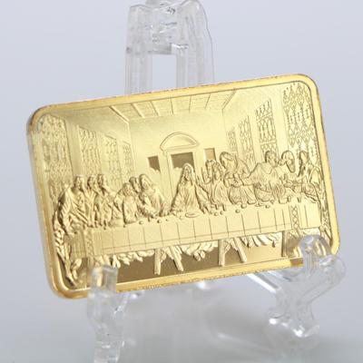 Commemorative Coins Bullion Crucifixion Last Supper Coins Travel Nuggets