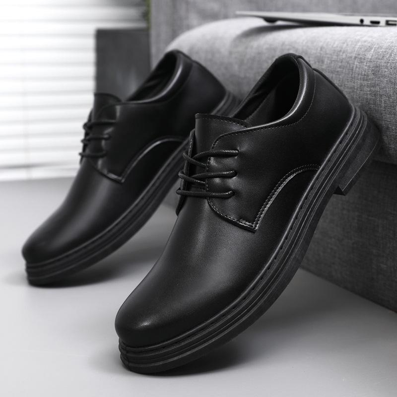 

Мужская кожаная обувь, лоферы, повседневная обувь, нескользящие кроссовки, мужские модельные туфли, легкая дышащая летняя удобная обувь на плоской подошве 44 чёрный