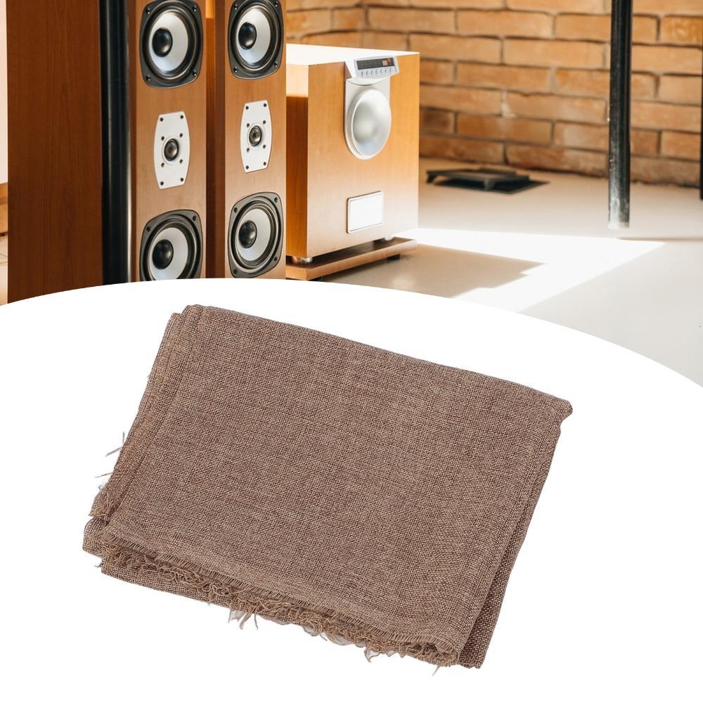 Retro Style Double Layer Speaker Grill Cloth Thickened Speaker Covers Automotive Panels